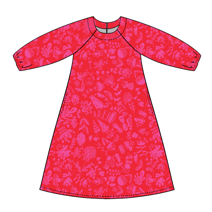 Ooppera Dress | NUPPUNEN | pink