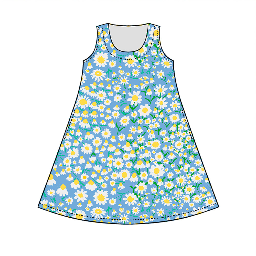 Sleeveless Summer Dress | PÄIVÄNKAKKARAT| blue