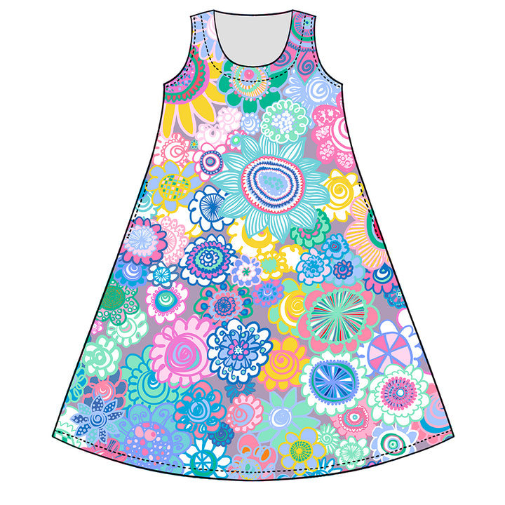 Hulmuhelma Maxi Dress | MEGAKUKKARALLA | pastel