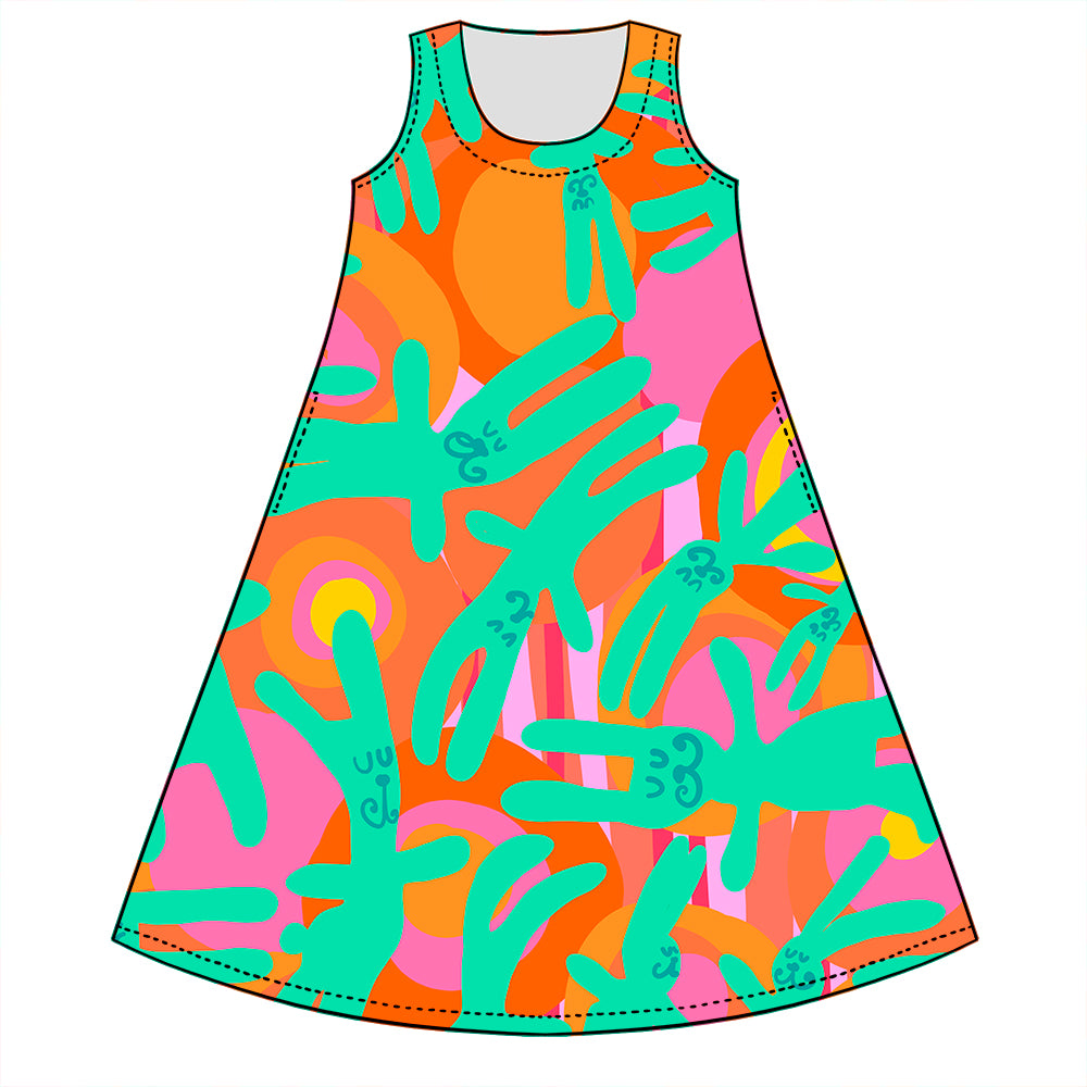 Hulmuhelma Maxi Dress | JÄTTIJÄNIKSET