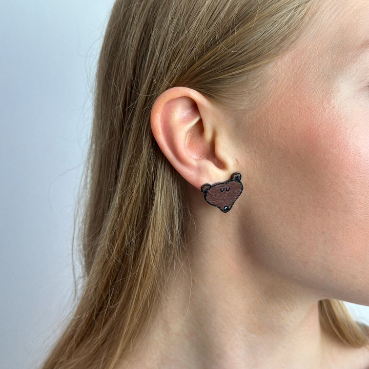 Button earrings | KARHUT