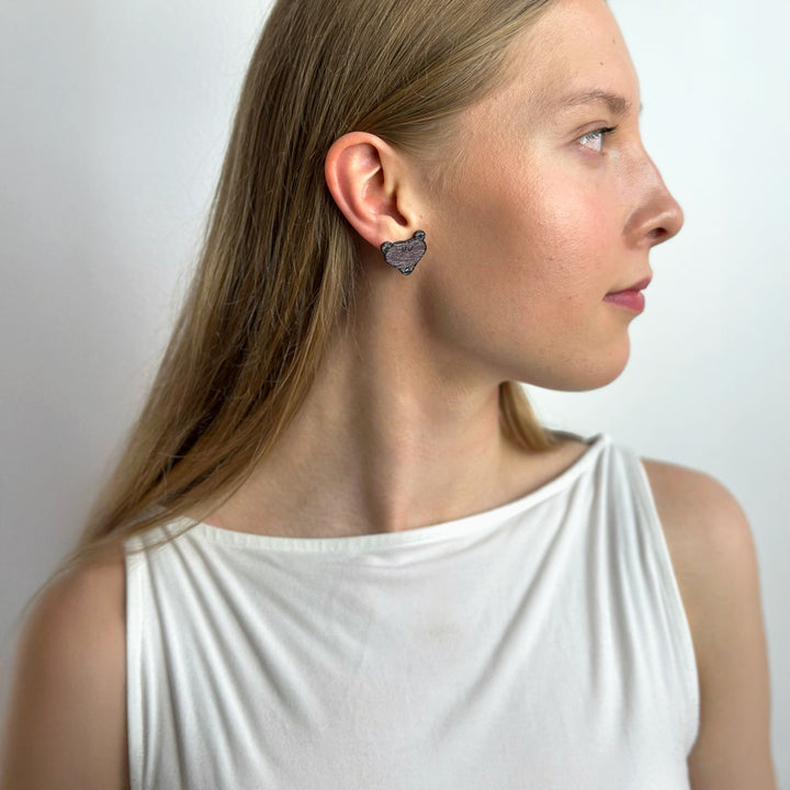 Button earrings | KARHUT