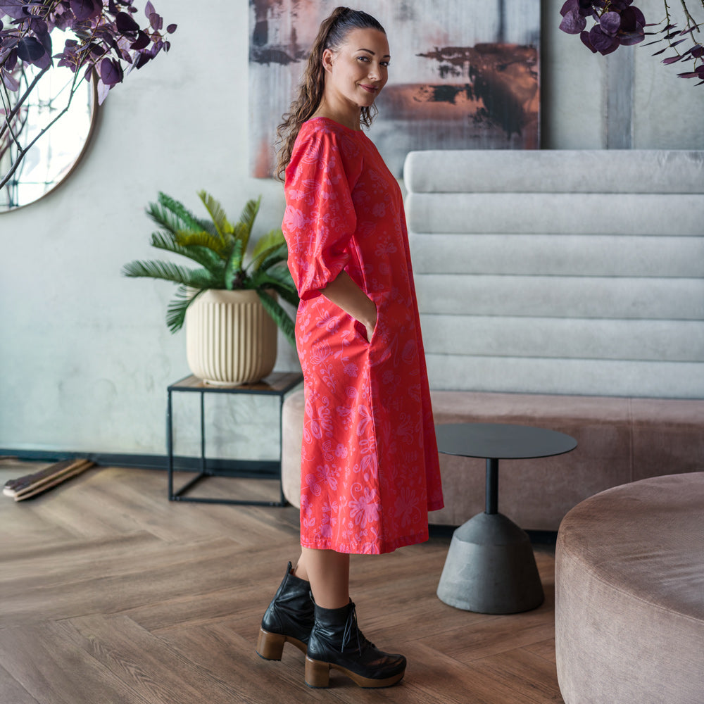 Ooppera Dress | NUPPUNEN | pink