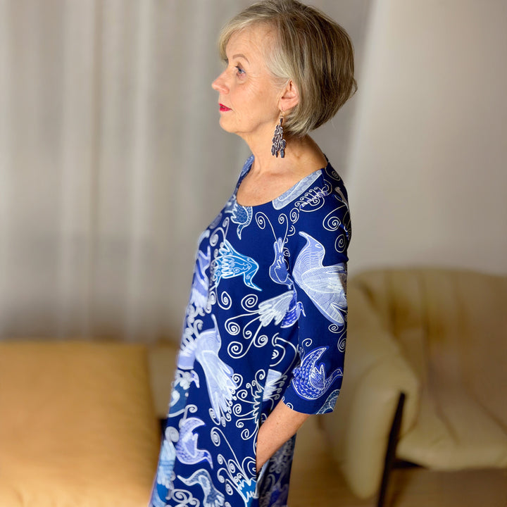 Toivehulmu | maximekko | FILIGRAANIT | sininen